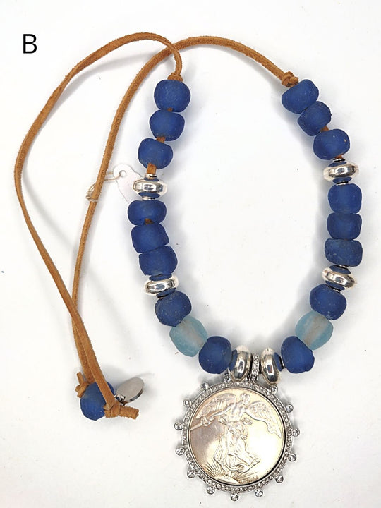 Beach Glass Necklace Choice, Beauty In Stone Jewelry at $149