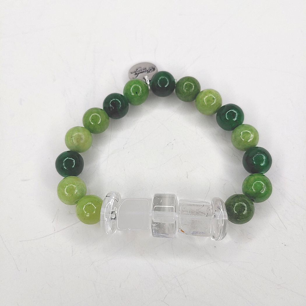 Quartz Beaded Bracelet Choose Color, Beauty In Stone Jewelry at $49