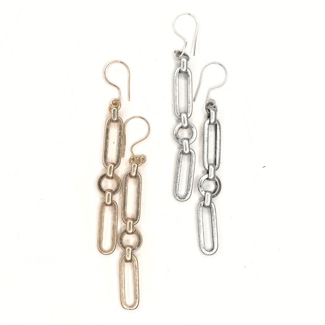 Flat Chain Earring