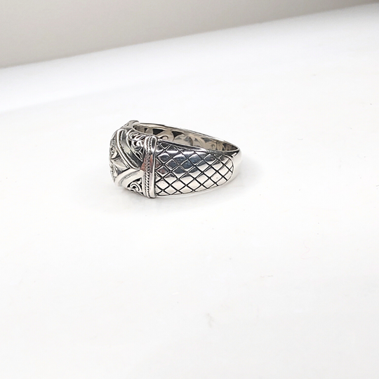 Sterling Silver Ring "Fleur De Lis", Beauty In Stone Jewelry at $99