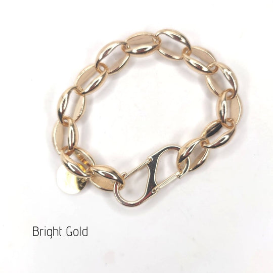 Chunky Cable Chain Bracelet, Beauty In Stone Jewelry at $35