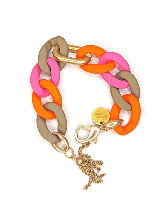 Silicone Chain Link Bracelet Stlye Choice, Beauty In Stone Jewelry at $55