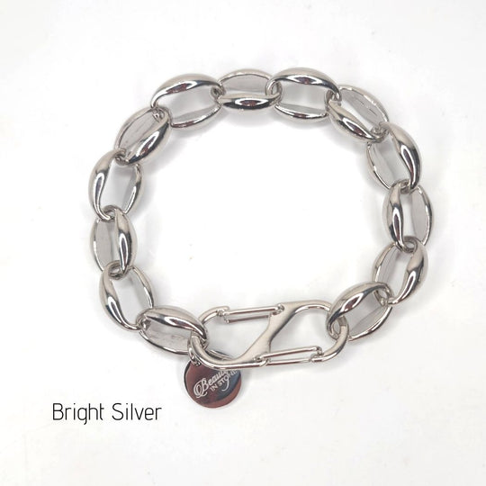 Chunky Cable Chain Bracelet, Beauty In Stone Jewelry at $35