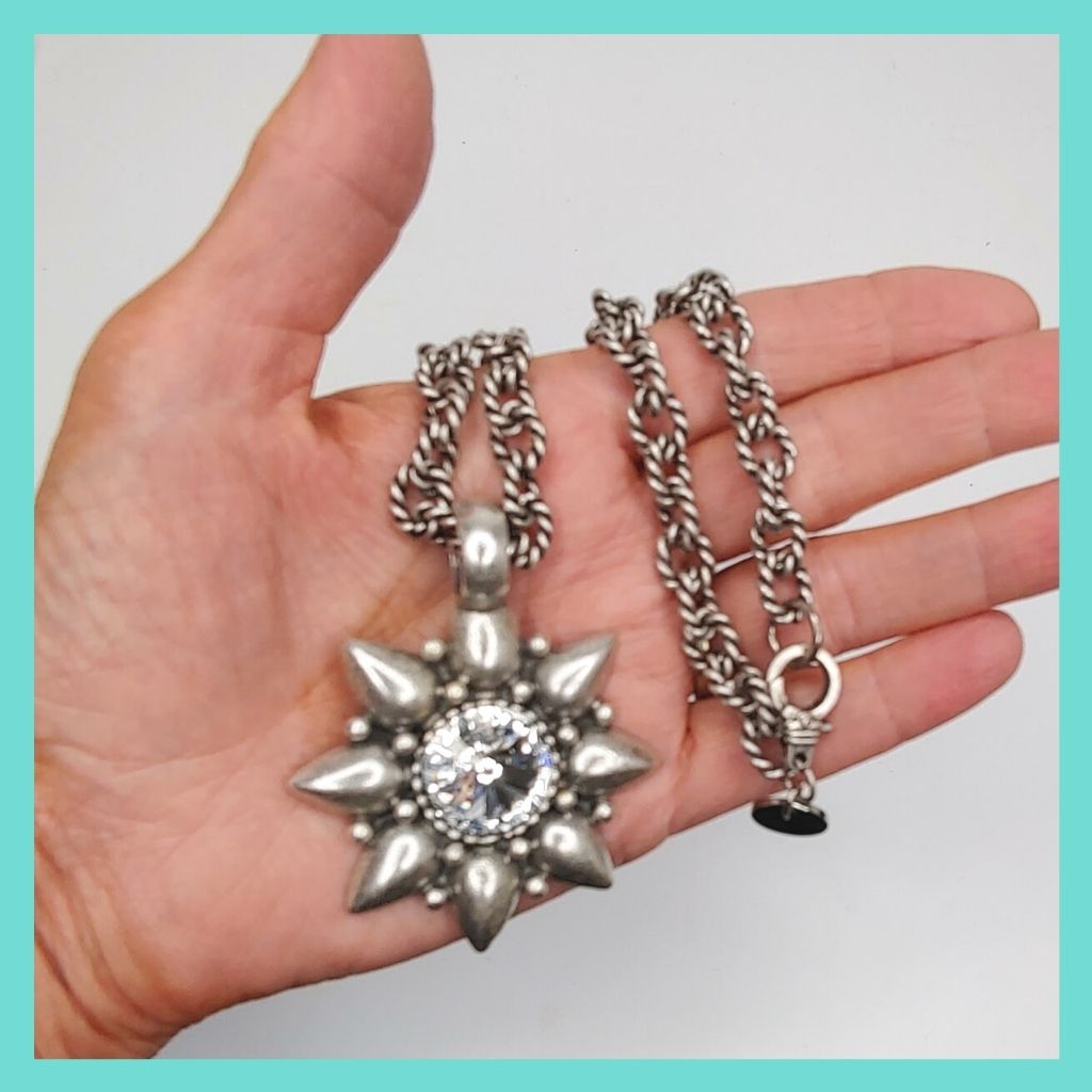 Swarovski Star Cast Pendant On Rope Chain Necklace, Beauty In Stone Jewelry at $148