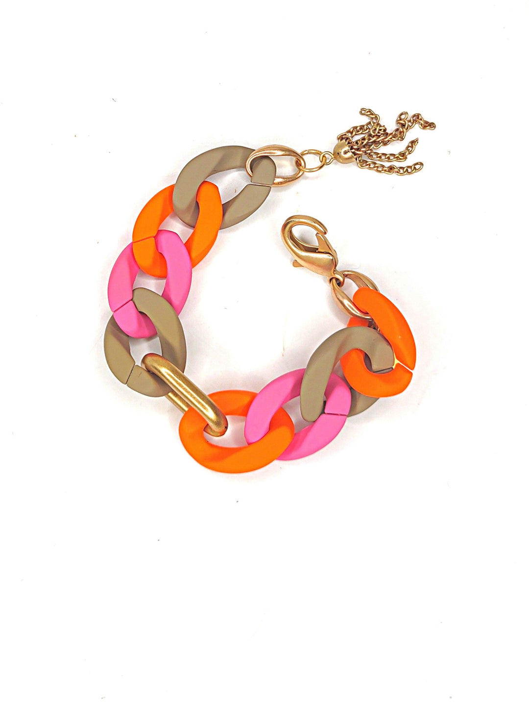 Silicone Chain Link Bracelet Stlye Choice, Beauty In Stone Jewelry at $55