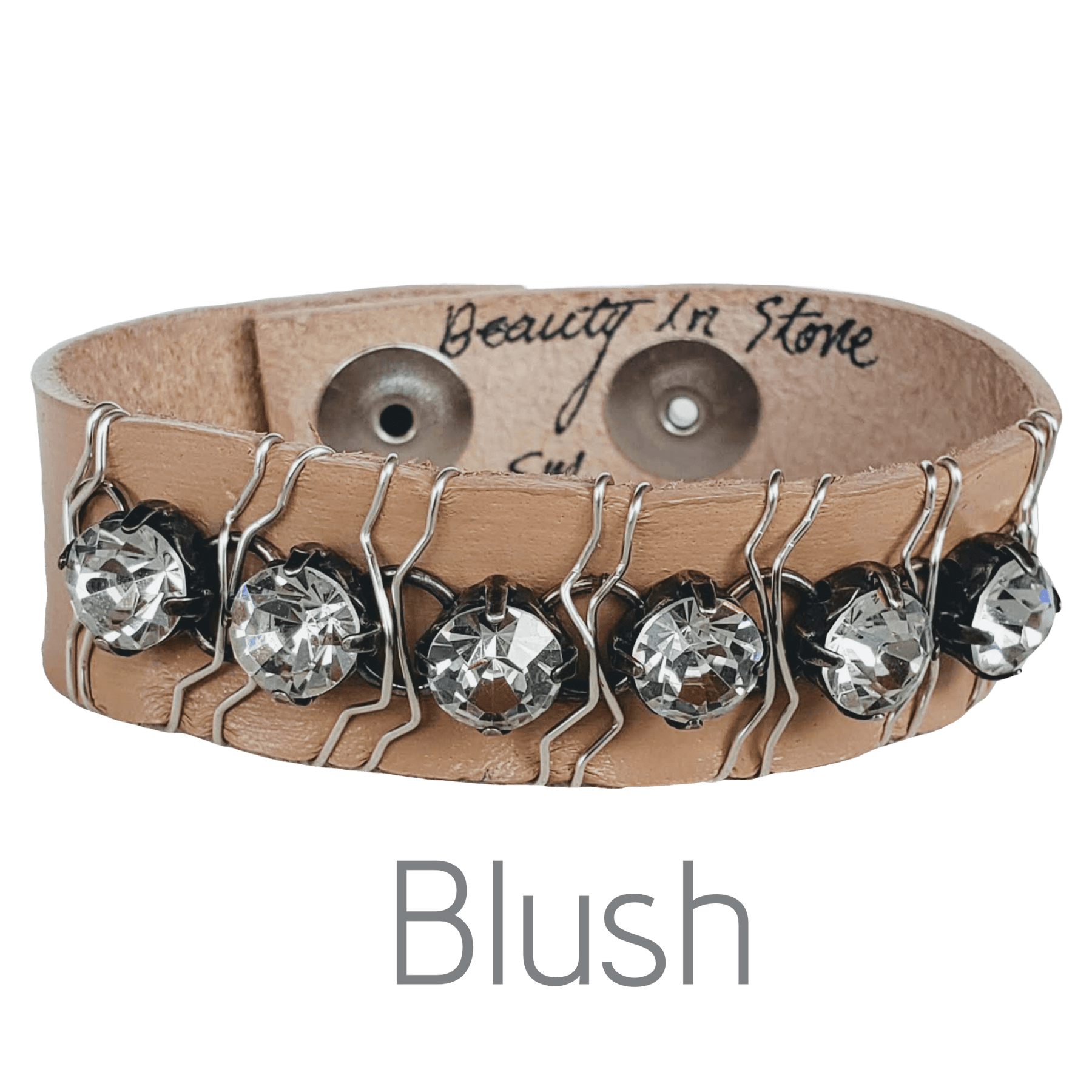 Vintage Button Leather Cuff Bracelet – Wisdom River Designs