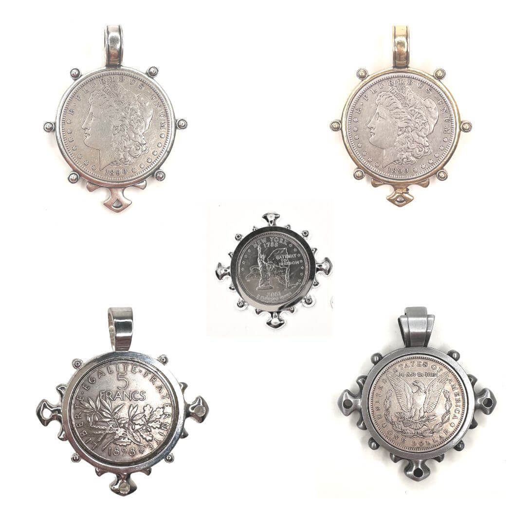 Bezel setting for on sale coins