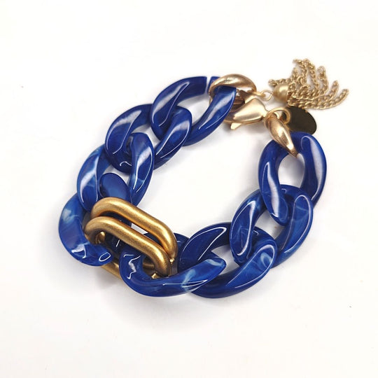 Acrylic Link Bracelet Color Choice, Beauty In Stone Jewelry at $49