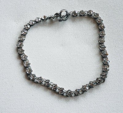 Big Rhinestone Chain Necklace, Beauty In Stone Jewelry at $115