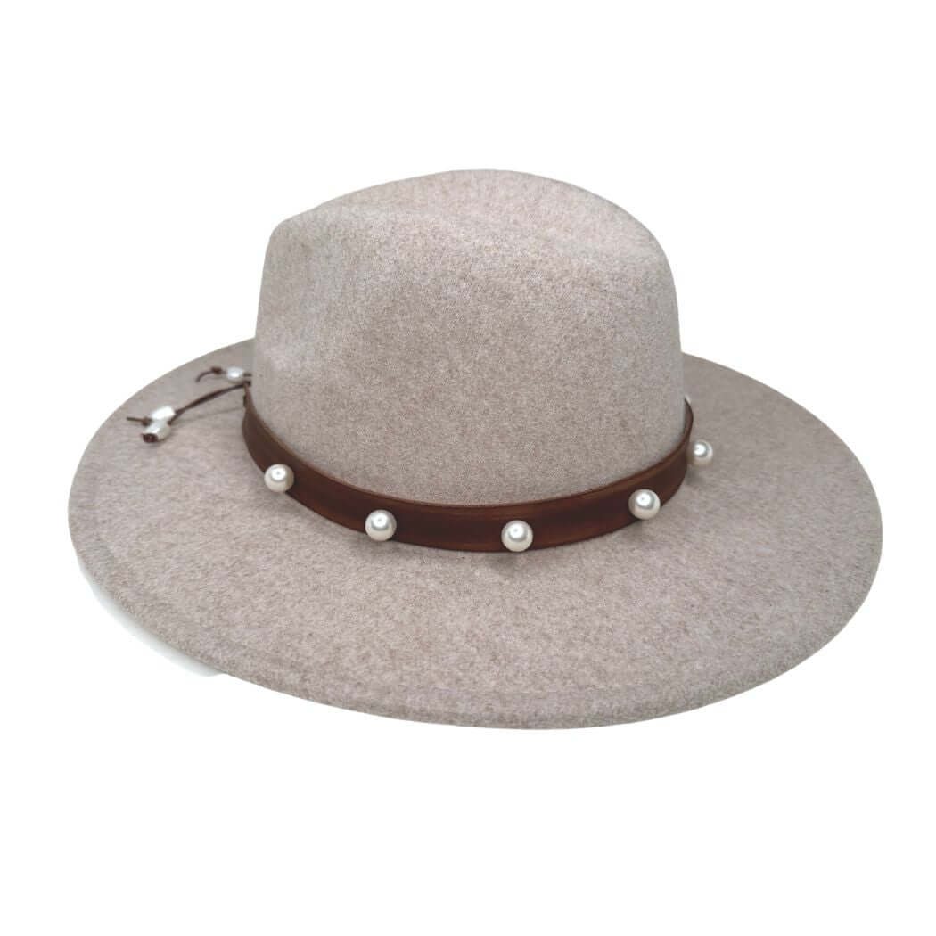 Pearl Studded Hat Band