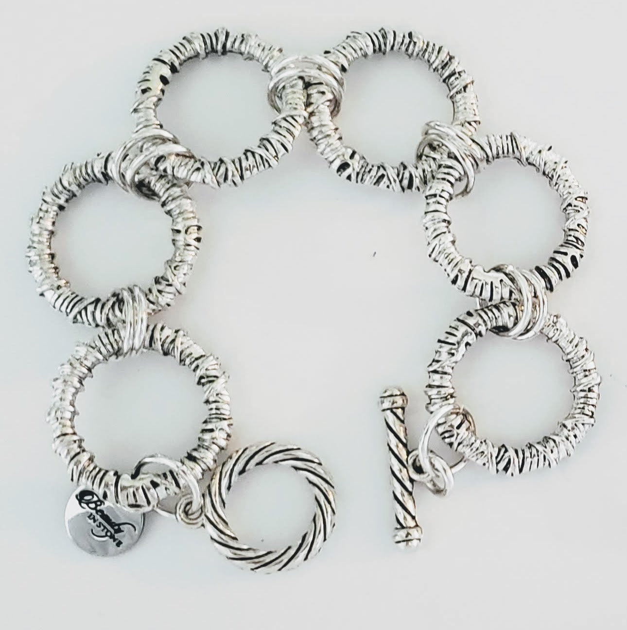 Chunky Big Link Bracelet, Beauty In Stone Jewelry at $89