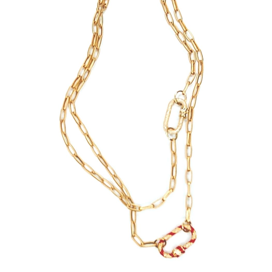 Gold Chain Necklace Layers or Single, Beauty In Stone Jewelry at $109