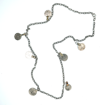 Lucky 7 Coin Necklace, Beauty In Stone Jewelry at $119