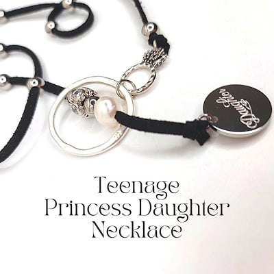 Daughter Engraved Necklace For Your Teen Princess, Beauty In Stone Jewelry at $59