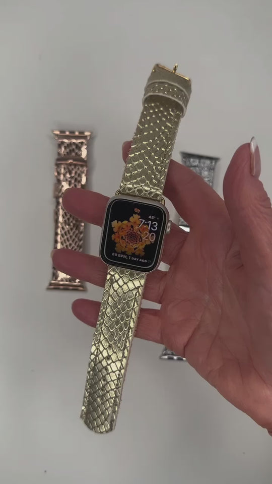 Watch Band For Apple Watch Metallic Colors