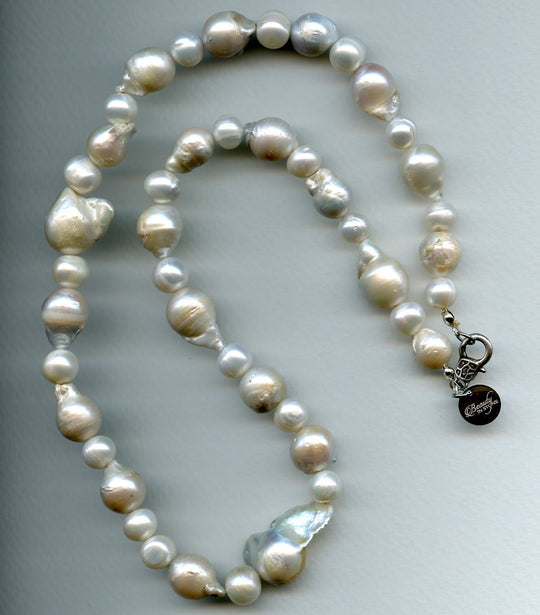 Cultured Baroque Pearl Necklace, Beauty In Stone Jewlery at $299