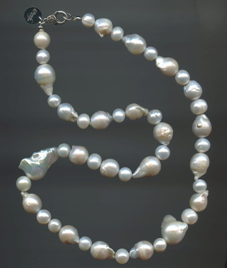 Baroque Pearls Necklace Indian Jewelry/mother of Pearl - Etsy Australia