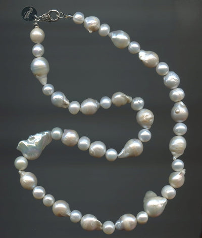 Cultured Baroque Pearl Necklace, Beauty In Stone Jewlery at $299